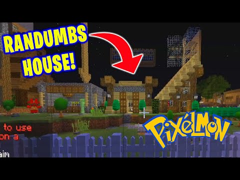 i found Randumbs house in PIXELMON! (Pocket Pixels EP. 2)
