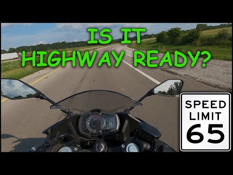 Ist die Ninja 400 gut auf der Autobahn? (Der Beweis dafür)