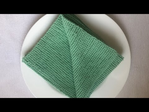 Gestricktes Geschirrtuch