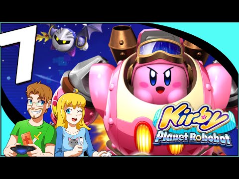 Kirby Planet Robobot 3DS Walkthrough Part 7 MECHA KNIGHT