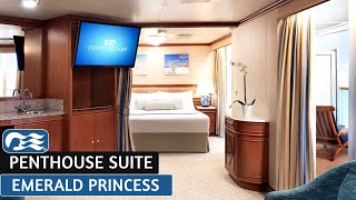 Emerald Princess | Penthouse Suite | Full Walkthrough Tour & Review | 4K