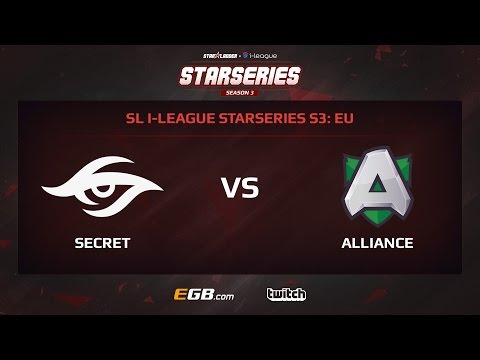 Team Secret vs Alliance, Game 1, SL i-League StarSeries Season 3, EU