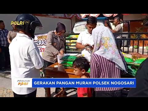 POLSEK NOGOSARI POLRES BOYOLALI LAKSANAKAN GERAKAN PANGAN MURAH