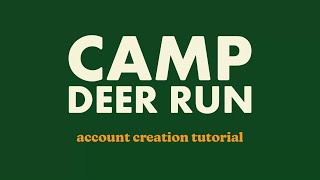 Account Creation Tutorial