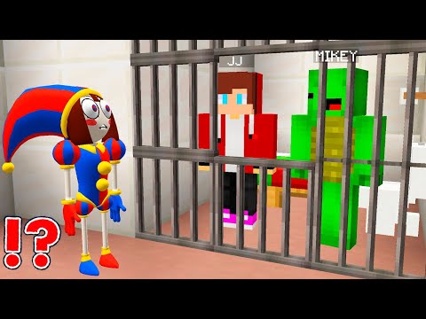 Prison Escape with Noob Robot and Mikey in Minecraft