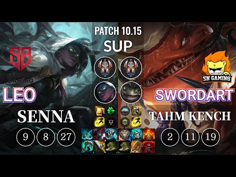 SB Leo Senna vs SN SwordArt Tahm Kench Sup - KR Patch 10.15