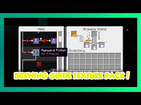 JeyBii Playz - Brewing Guide UI | Minecraft Texture Pack!
