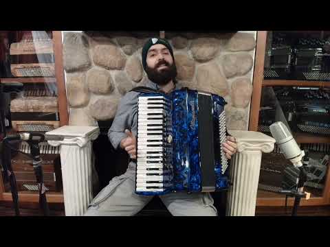 OTTAMUSBL - Blue Ottavianelli Musette Piano Accordion LMMM 41 120 $4999