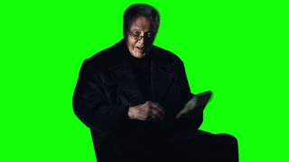 Burt Goodman "goon, that stings, we don't use words like that" Severance green screen
