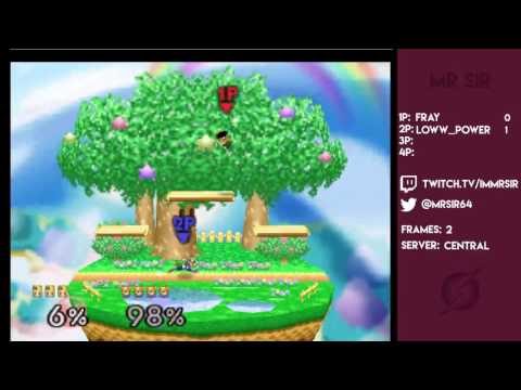 (SSB64 Online) Lowww vs Fray Loser's Semifinals