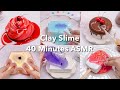 【ASMR】🍦ねんどスライムまとめ🍦【音フェチ】Clay Slime Compilation 40 Minutes ASMR