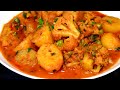 DELICIOUS CAULIFLOWER POTATO CURRY ALOO GOBI GRAVY Cauliflower Recipe