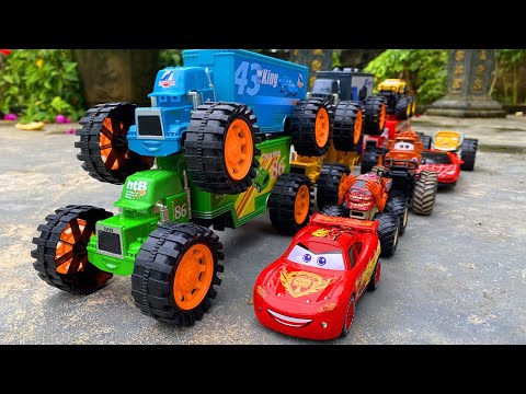 Looking For Disney Pixar Cars,Lightning McQueen,Cruz Ramirez,Strip 'The King',Monster Car,Asmr