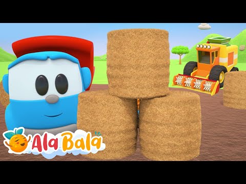 Leo Construiește o Presă de Fân! 🌾 Joacă și Aventură pe Câmp | Desene Animate pentru Copii