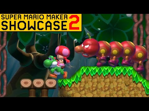 Super Mario Maker Showcase 2 - Soaked Wiggler Trees