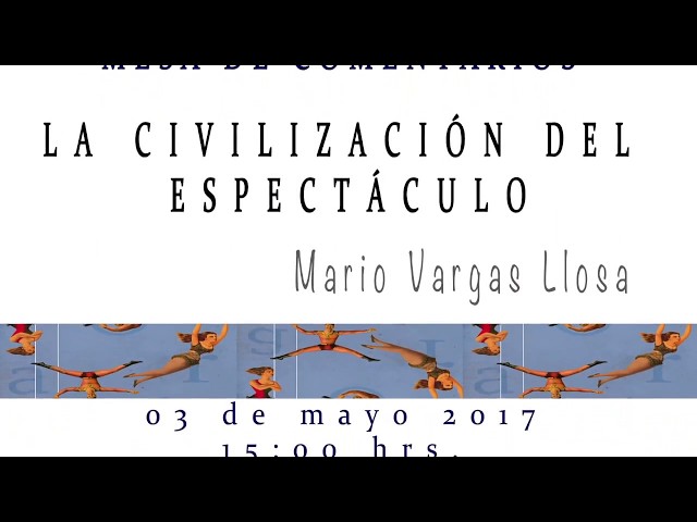 Vídeo relacionado con La civilización del espectáculo (Contemporánea | Narrativa)