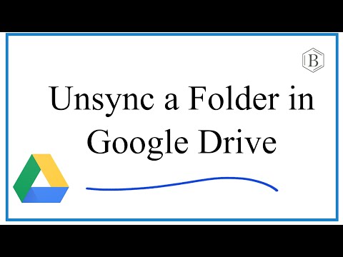 So heben Sie die Synchronisierung eines Google Drive-Ordners auf (Windows)