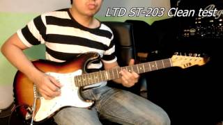 Video thumbnail for ESP LTD ST 203 Clean test by.Mrwat by Wat Suwat