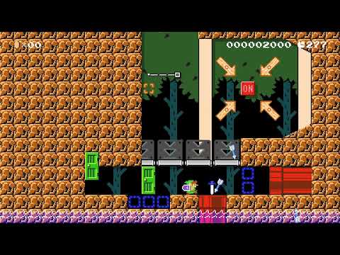 link gimmick + gimmick bossfight by GimmickMan 🍄 Super Mario Maker 2 ✹Switch✹ #bcs