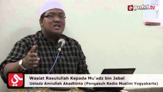 Download lagu Tausiyah Agama: Wasiat Nabi Kepada Muadz Bin Jabal - Yufid.TV mp3