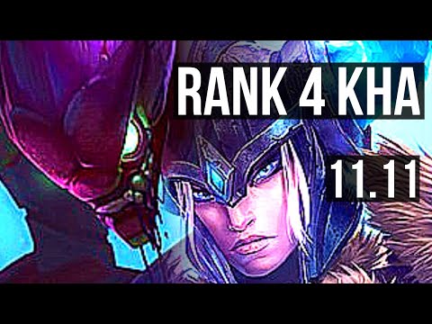 KHA'ZIX vs SEJUANI (JUNGLE) | Rank 4 Kha, Legendary, 400+ games, 14/3/5 | EUW Challenger | v11.11