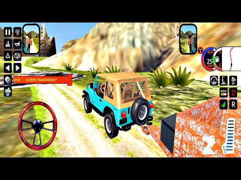 Car Simulator - Cargo Jeep Driving Simulator Offroad Hill Climbing - Driving Simulator Game