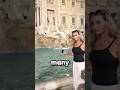 She Broke a Famous Rome Tradition… Everyone Was Shocked! 😨 #gugugaga