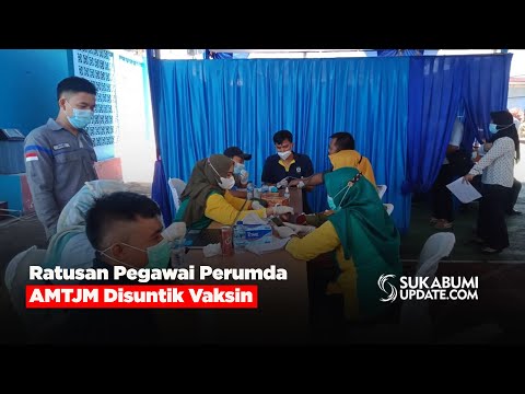 Ratusan Pegawai Perumda AMTJM Disuntik Vaksin