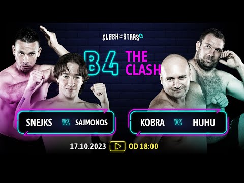 B4THECLASH: Snejks 🆚 Sajmonos + Kobra 🆚 Huhu (live stream)