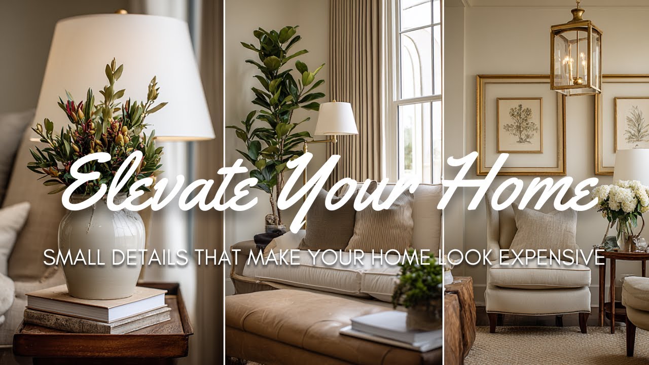 💡 Small Details That Make Your Home Look Expensive : How to Instantly Elevate Your Space