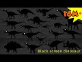 Black screen dinosaur Video collection | What kind of dinosaur is it? | 어떤 공룡일까요?