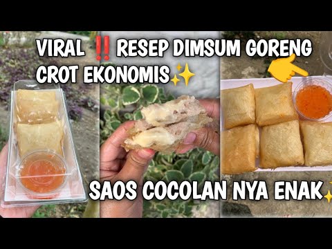 ENAK BANGET‼️RESEP DIMSUM GORENG CROT YANG LAGI VIRAL ✨