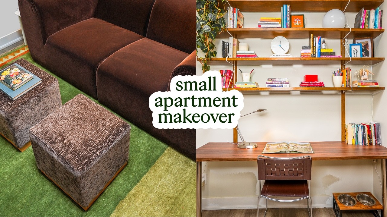 how to decorate an ACTUALLY small apartment | functional & cool girl aesthetic