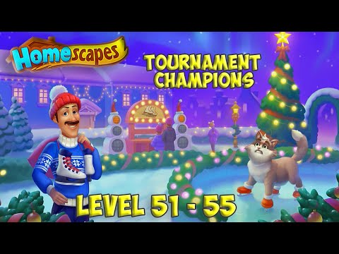 Homescapes Tournament of Champions level 51 - 55 [ Playrix ] HD