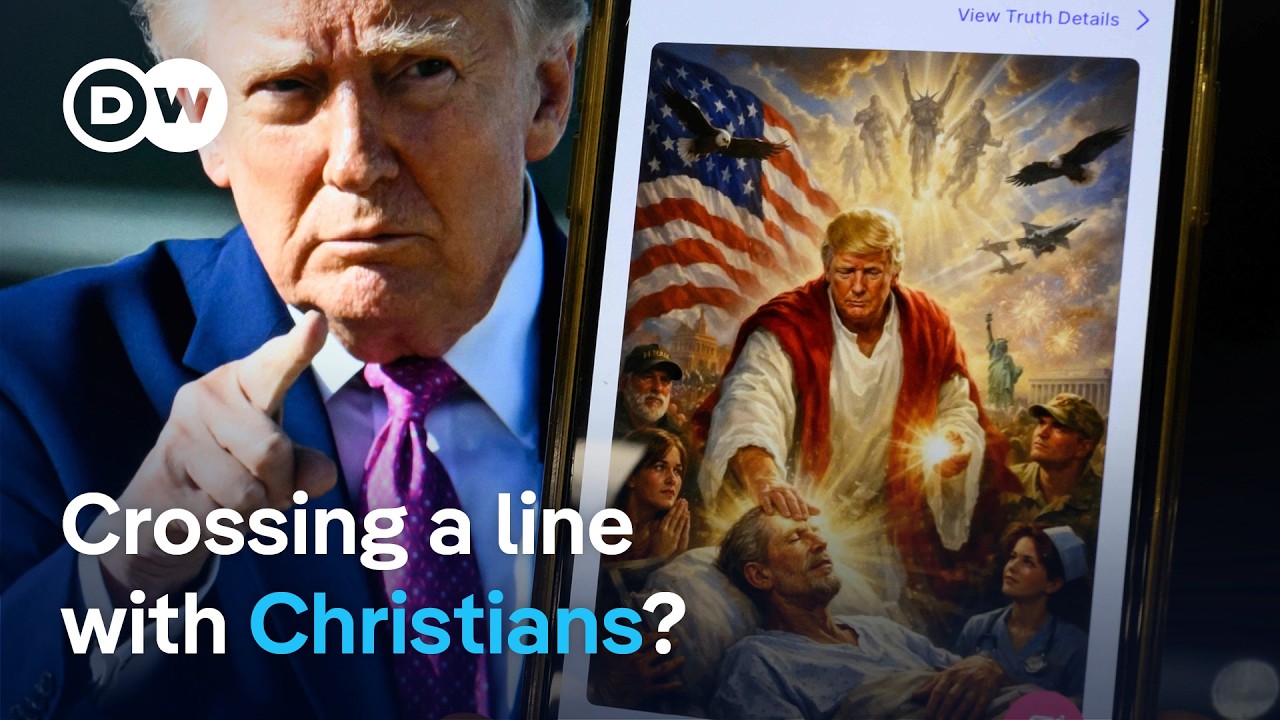 Trump as Jesus: Joke or blasphemy? | DW News