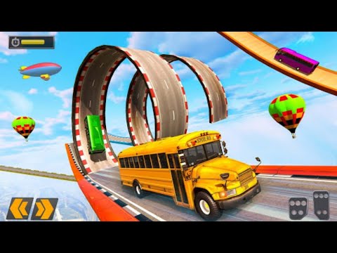 Bus Stunt Simulator : Android Gameplay 3D Bus Games - 2023