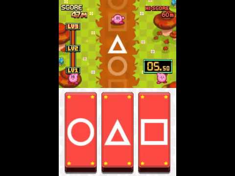 Kirby Mass Attack Subgames - Dash Course