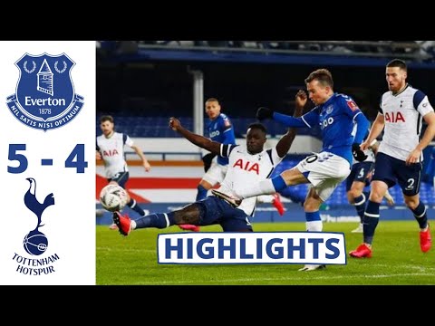 Everton vs Tottenham 5 -  4 (ALL GOALS & HIGHLIGHTS)