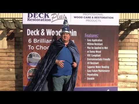 Deck & Wood Stain Barnegat Gray Demo