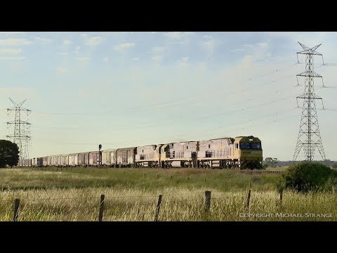 2PM5 Freight Train With 93 Wagons - PoathTV Australian Railways