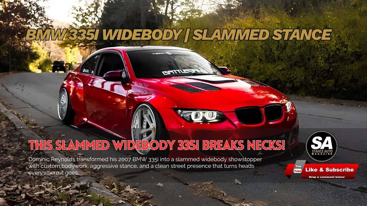 This Slammed Widebody 335i Breaks Necks Everywhere It Goes
