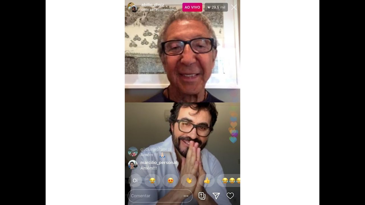 Live | Abilio Diniz e Padre Fábio de Melo
