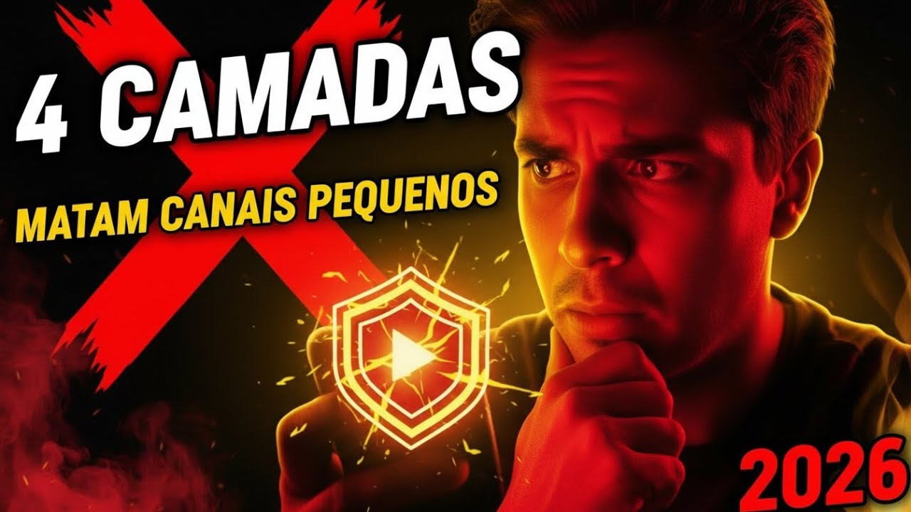 ALERTA: A IA do YouTube Vai Te ELIMINAR? O Segredo das 4 Camadas Que a Maioria Ignora - 2026