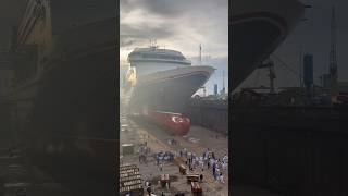 Ship floating with no water 🌊 #cruise #travel #explore #drydock #trend #youtube #subscribe #ocean