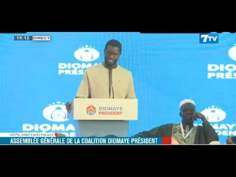 🔴[DIRECT] AG DE LA COALITION DIOMAYE PRÉSIDENT: L'intégralité du discours du PR Diomaye FAYE