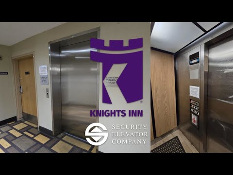Crappy Security Oildraulic elevator at the Knights Inn in Allentown PA