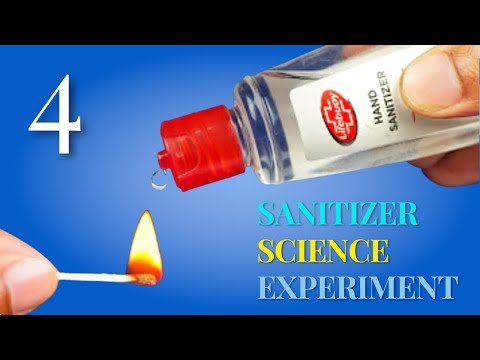 4 Amazing Experiments With Hand Sanitizer || Easy Science Experiments | mr crazy vision