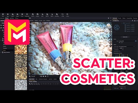 Maverick Render Product Viz Scatter Cosmetics