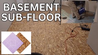 DriCore Sub-Flooring Installation