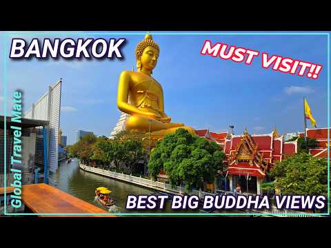 Let's Explore the NEW Hidden Bangkok Bistro Best Big Buddha Views 🇹🇭 Thailand